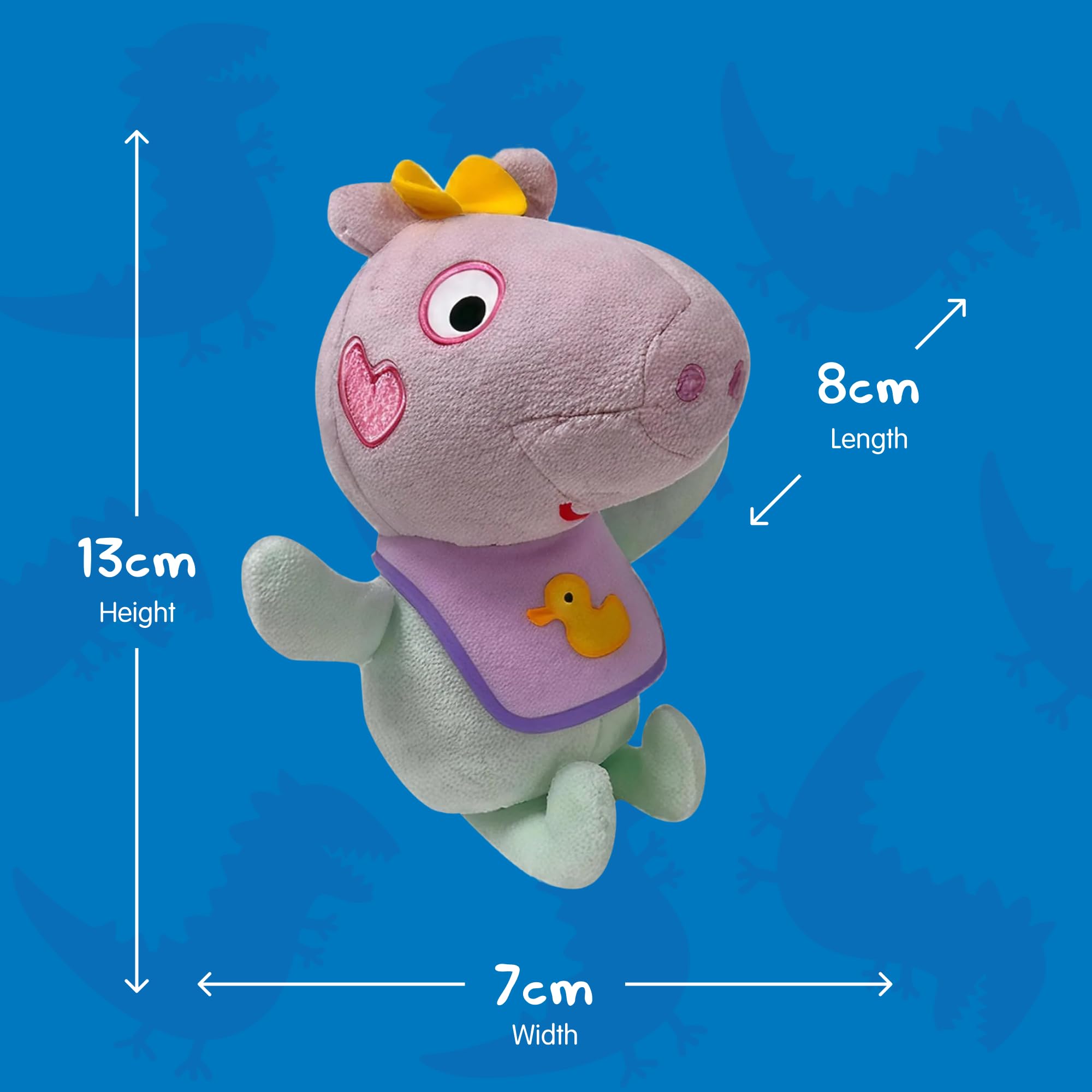 TY Baby Evie Peppa Pig Beanie 13cm Soft Plush Toy Teddy – Collectible Stuffed Plushies Cuddly Soft Toy for Kids – Cute Plush Gift and Soft Toys