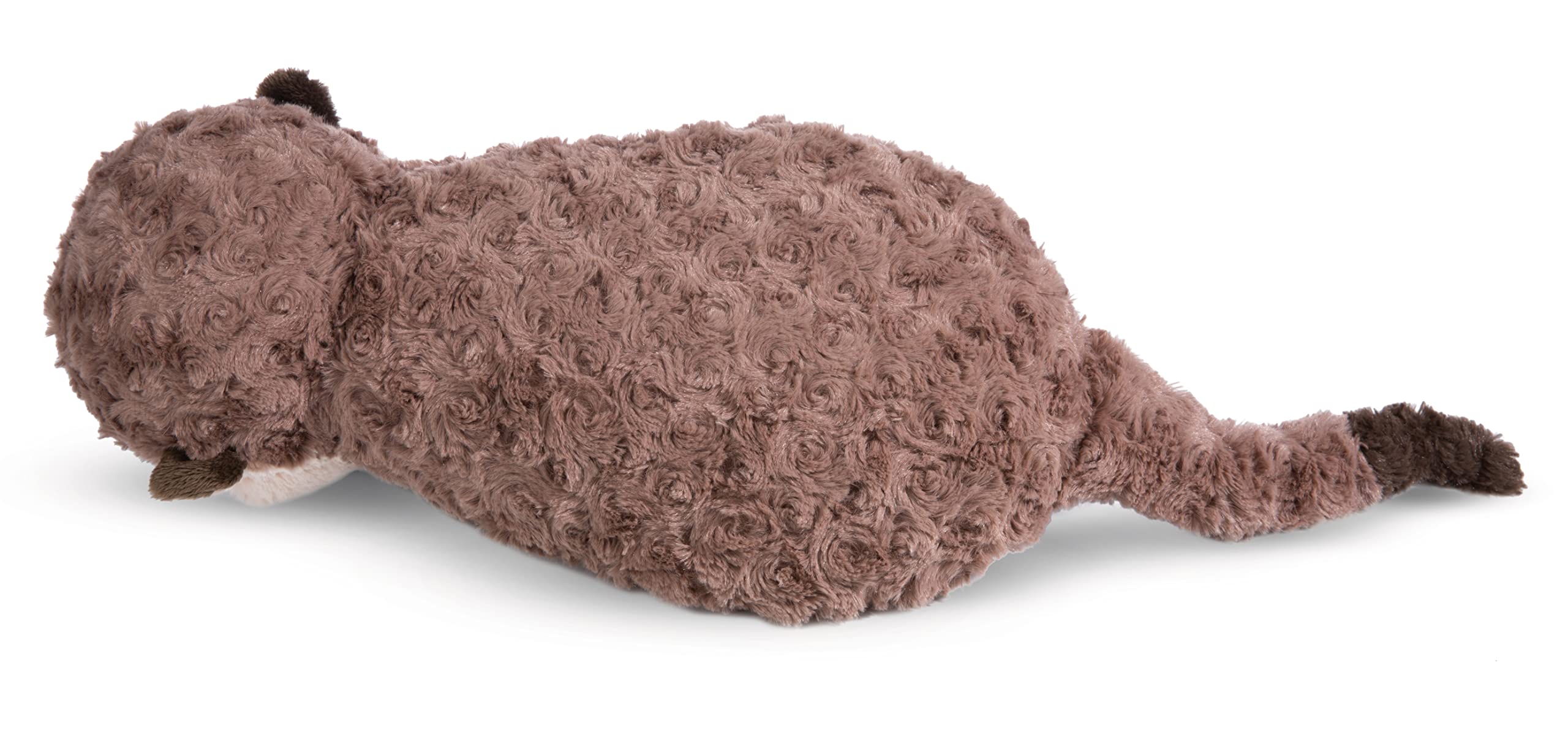 Cuddly soft toy otter Oda with baby Odalina, 40 x 20 cm, grey – soft and fluffy plush figure for boys, girls, and babies; perfect as a gift or decoration for home, kindergarten, or on the go